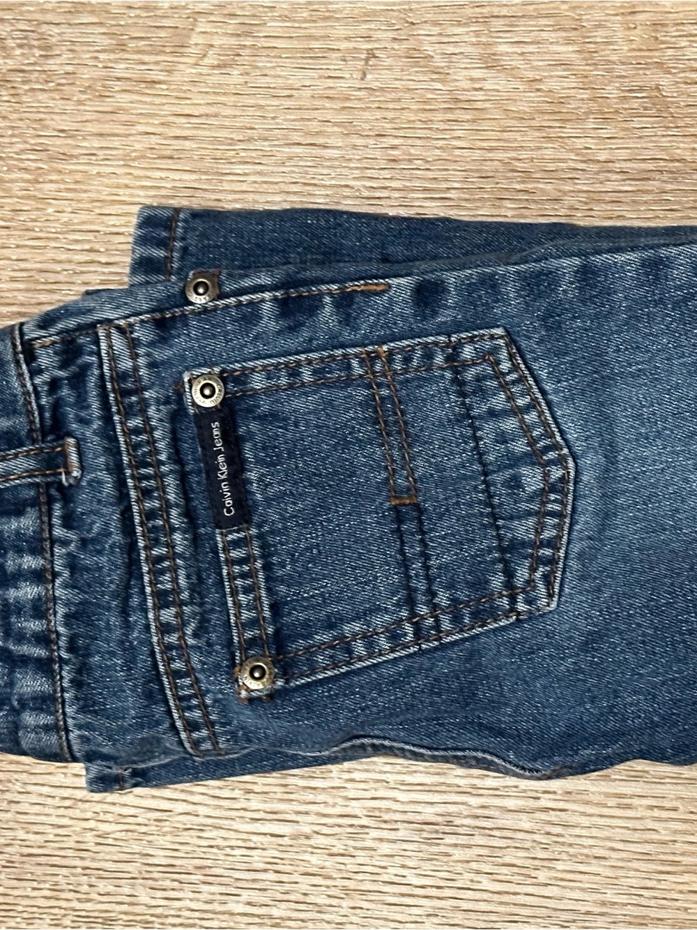 Calvin Klein Jeans Men’s Dark Blue Slim Denim Jeans